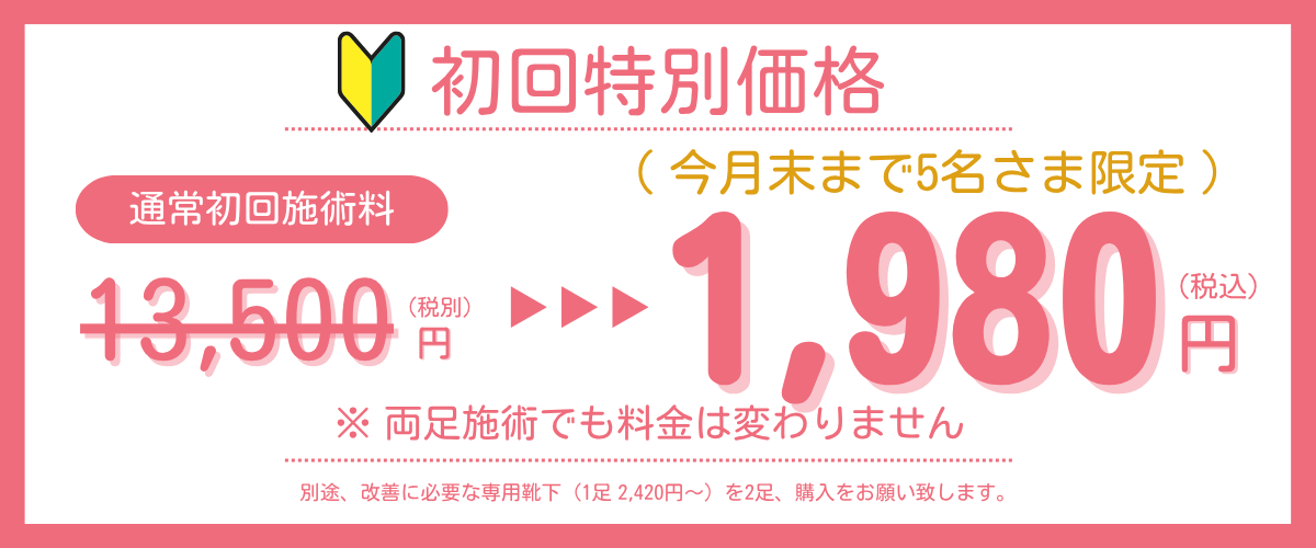 初回体験キャンペーン価格